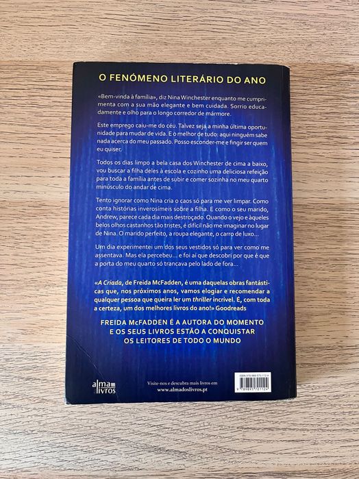 Livro a Criada, de Freida McFadden