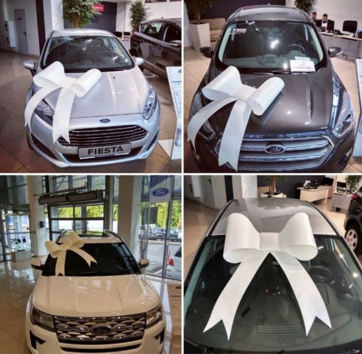 Бант на машину сучасний яскравий подарунок