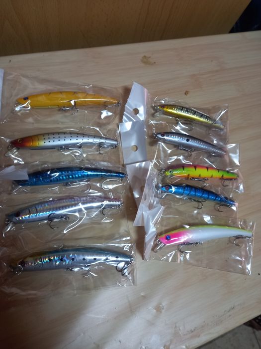 Iscas para pesca.