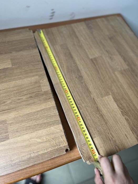 Blat płyta laminowana dąb naturalny Ikea Saljan kawałki