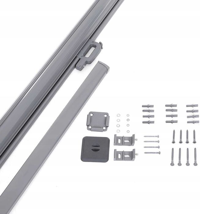 Markiza boczna tarasowa, roleta przeciwsłoneczna 200x400 pełny zestaw