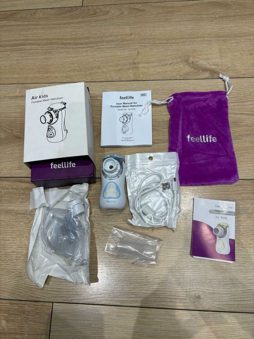 FEELLIFE AIR PROVIII Inhalator siateczkowy – cichy, przenośny, dla dzi