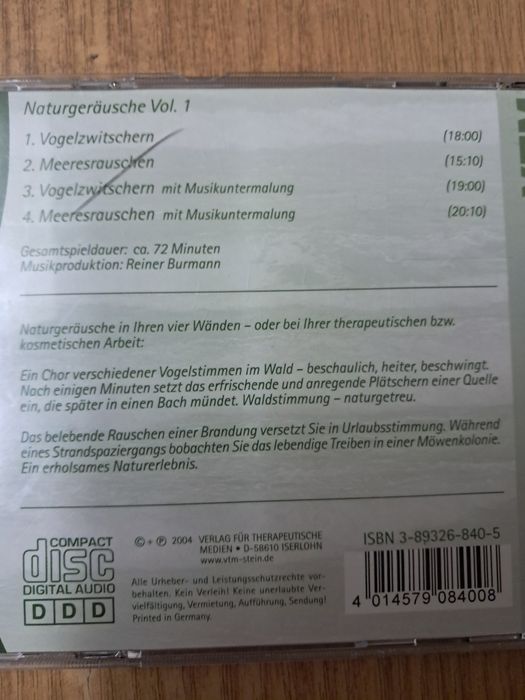 Звуки природи. Релакс музика.CD