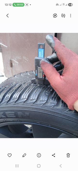 Шини 8мм зима Nexen 225/50r 17