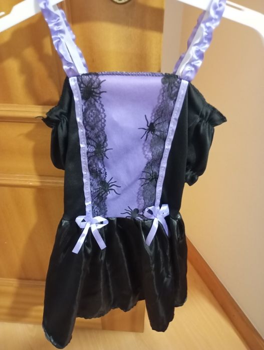 Vestido Halloween bruxinha