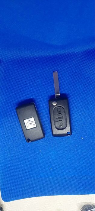 Chaves Citroën e Peugeot com Chip Placa Electrónica Lâmina Pilha Novas