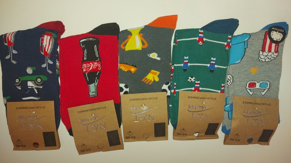 Skarpetki meskie kolorowe