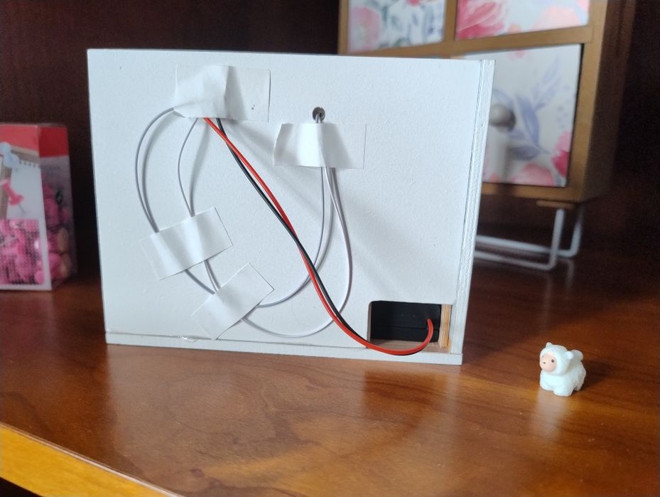 Miniaturowy domek makieta