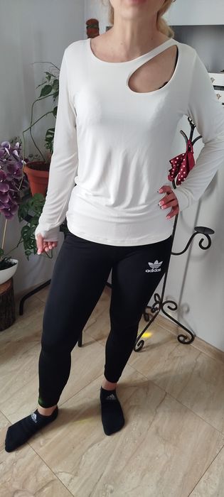 Bluzka z rozcięciem megi l xl