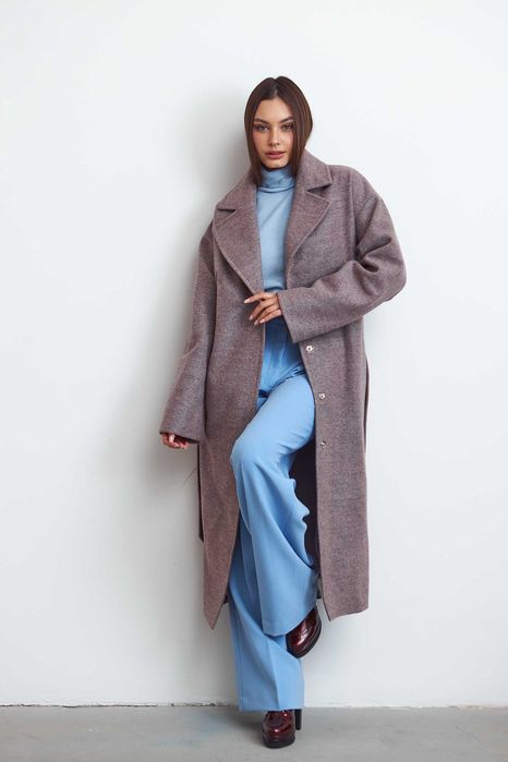 Пальто Италия Кашемир хит сезона Зима 2025 утеплено