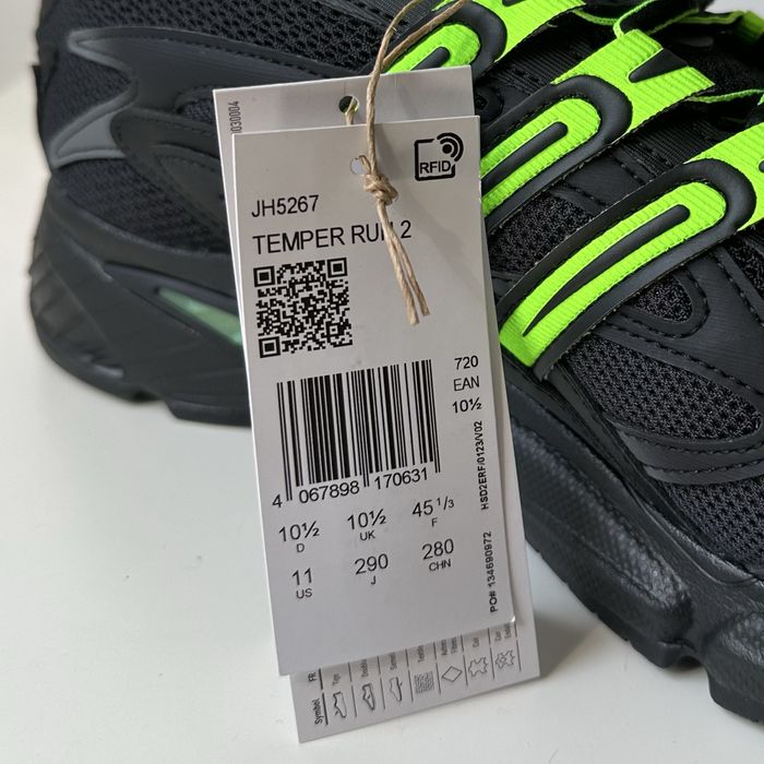 Męskie buty sportowe adidas TEMPER RUN 2 JH5267 adiPRENE 29cm