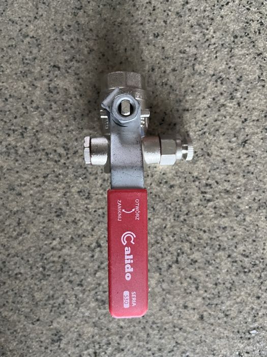 Zawór kulkowy 1/2 spust+odpowirtrznik x7