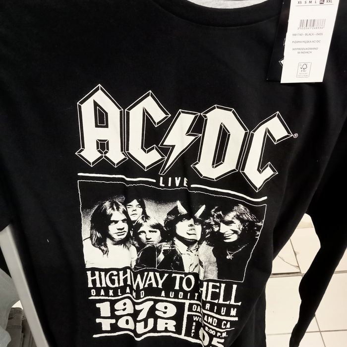 Piżama męska AC DC rozmiar L