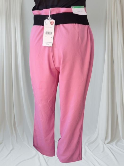 Różowe spodnie Sinsay bootcut nowe z metką