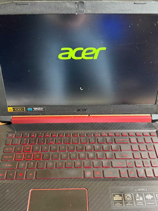Acer Nitro 5 Intel Core i7 8750H, RAM 16GB DDR4, GTX1050, dysk SSD 1TB. Windows 11
