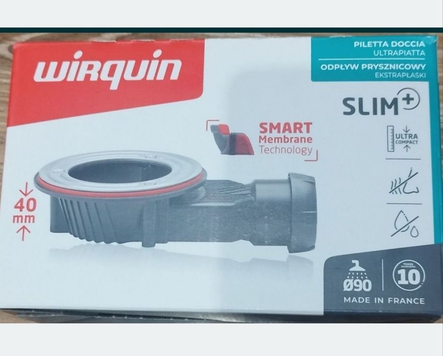 Syfon brodzikowy slim+ odpływ niski bez pokrywy grzybka 307241