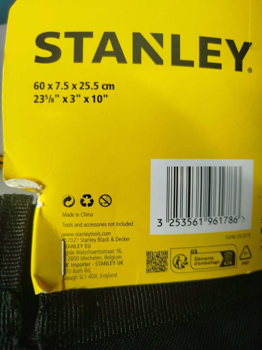 Cinto/Bolsa porta-ferramentas STANLEY - nova