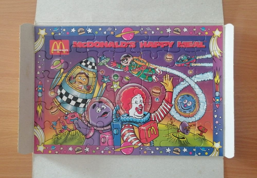 Puzzle do Mac Donalds uma edição de 1999

Em embalagem de origem e com
