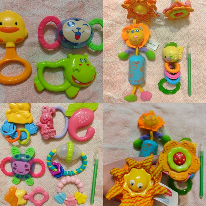 Іграшки брязкальця гризунці підвіски