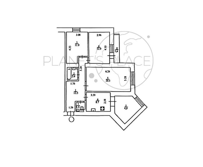 3-rooms apartment apartment by the address st. Volodimira Velikogo (area 77 m²) - Atlanta.ua - photo 15