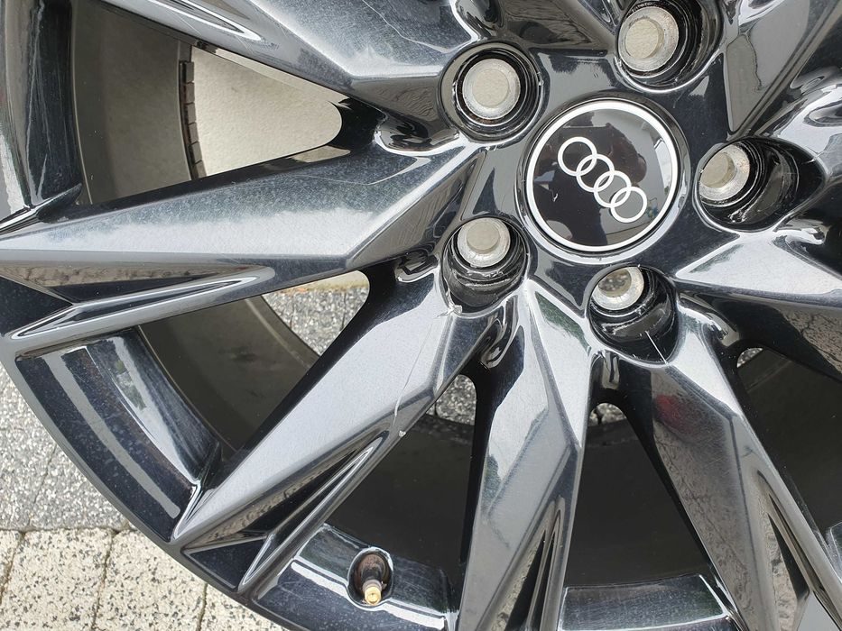 4x Oryginalne 19-stki Audi 5x112 66,5mm czarny połysk!