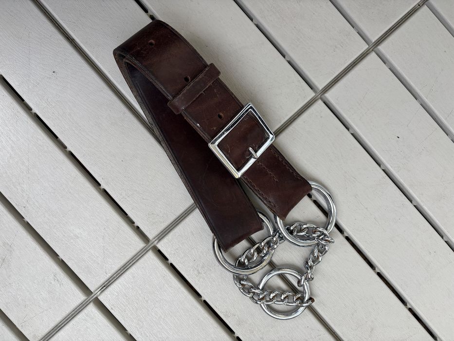 Coleira de Estrangulamento em Cabedal