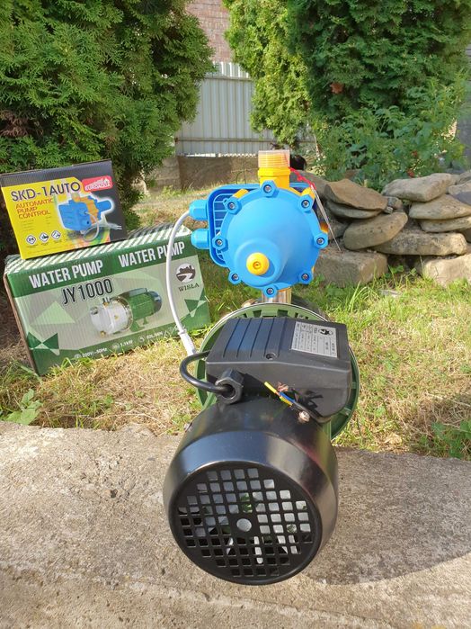 Насосна станція 1,5 kW AUTO з Пресконтролем - ТІЛЬКИ ДОСТАВКА ПОШТОЮ