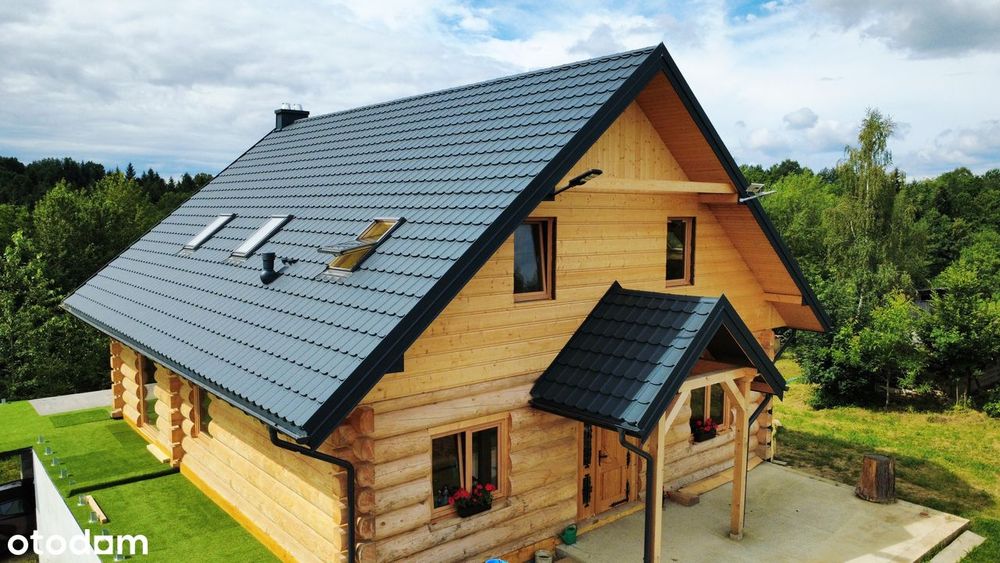 Dom z bala świerkowego | 187 m2 | Chojnik, gm. Gromnik