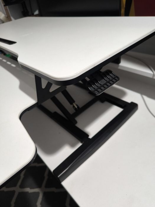 Duża podstawka na biurko z regulacją wysokości FITUEYES na 2 monitory