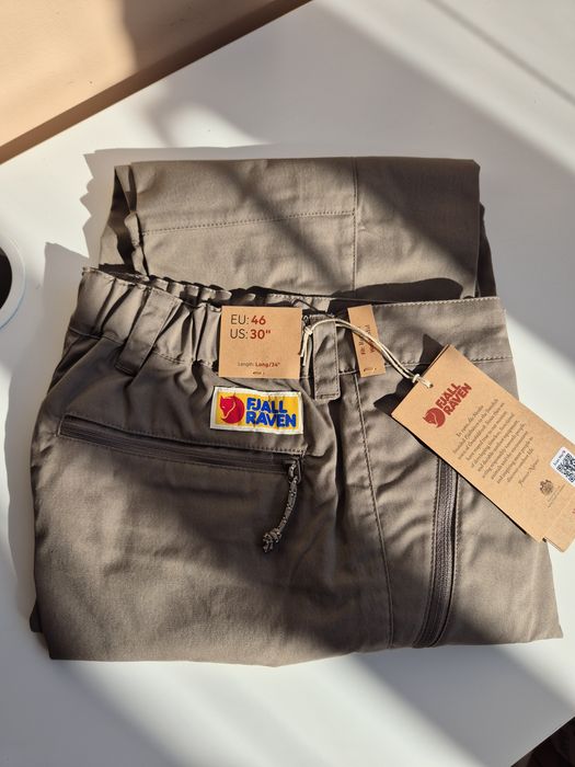 Нові штани Fjallraven Vardag Trousers M (G-1000) – Розмір 46 Long