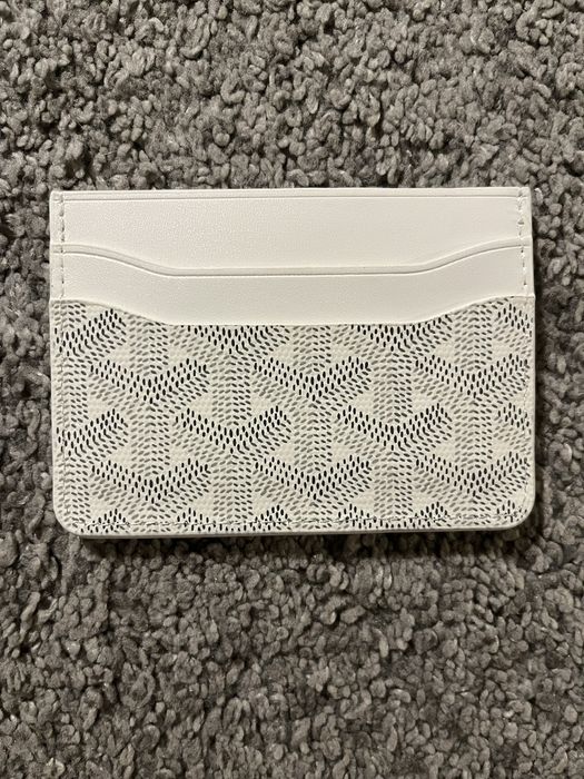 Goyard white cardholder