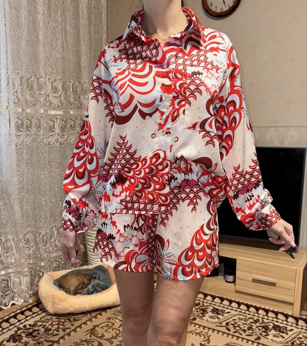 Комплект рубашка шорти На пляж, вдома або Street style