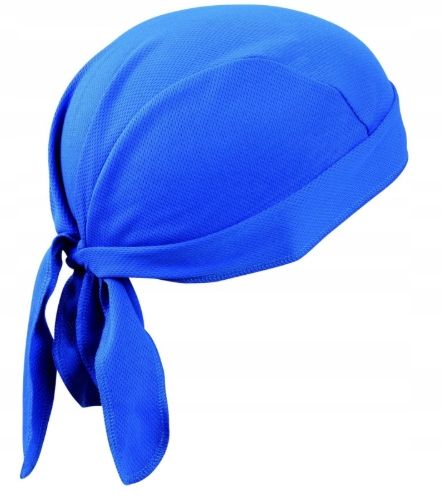 Durag Chusta Na Głowę Niebieska Prezent Streetwear Y2K