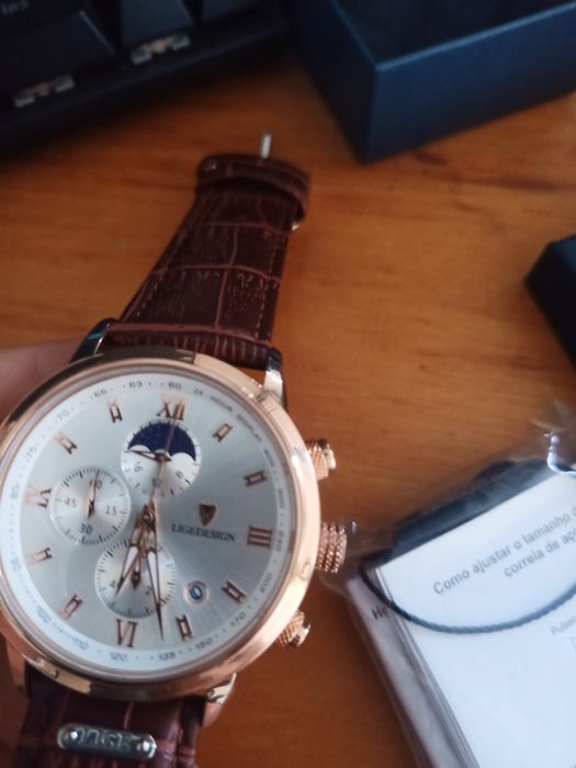 Relógio contra água e cronômetro