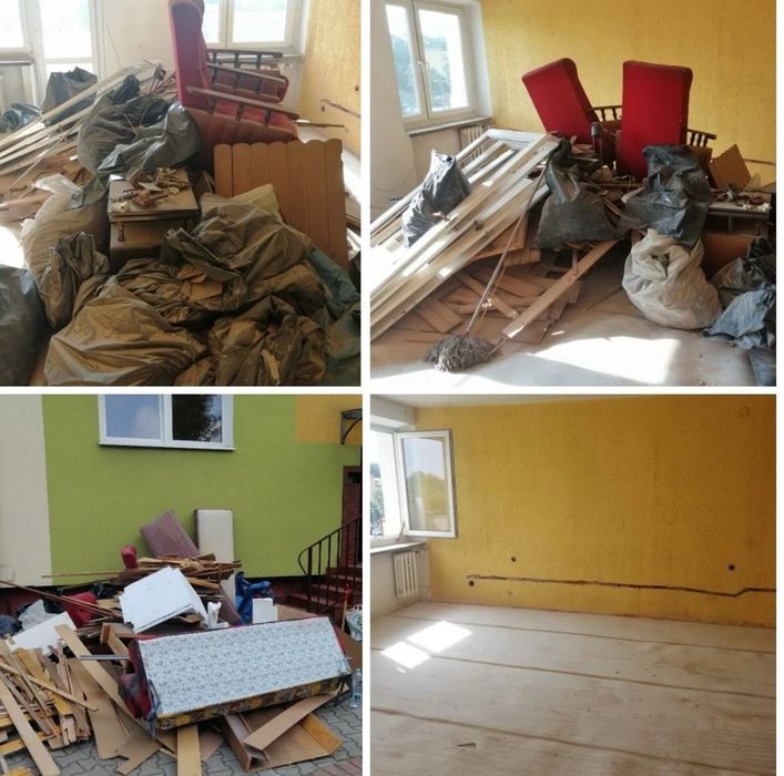 Likwidacji mieszkan. Wywóz gabarytów. Opróżnianie mieszkani.