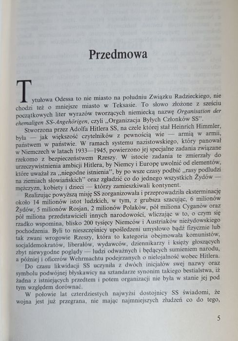 Akta OdeSSy Frederick Forsyth