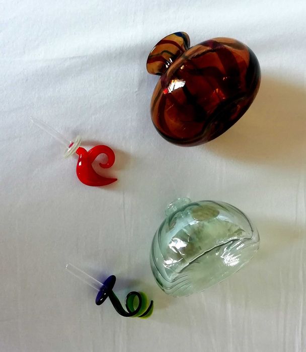 Frasco de Perfume antigo em Vidro Murano