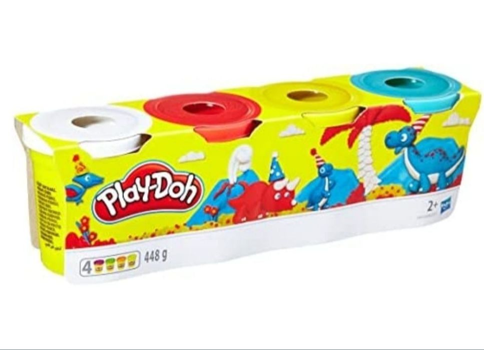 Play doh ciastolina zapas 4 tuby