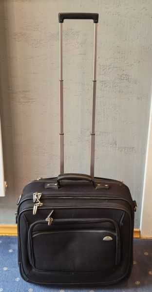 Biznesowy Trolley Samsonite – Bagaż podręczny – Bardzo wysoka rączka!