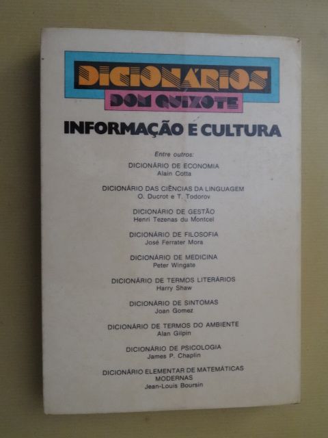 Dicionário de Filosofia de José Ferrater Mora