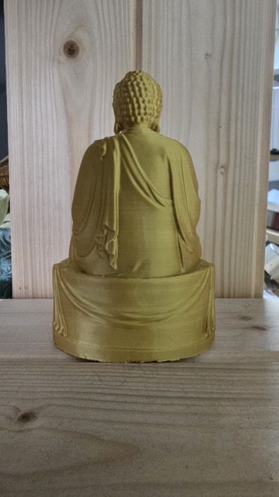 Buddha sentado com 14 cm de altura com oferta da mão de buddha