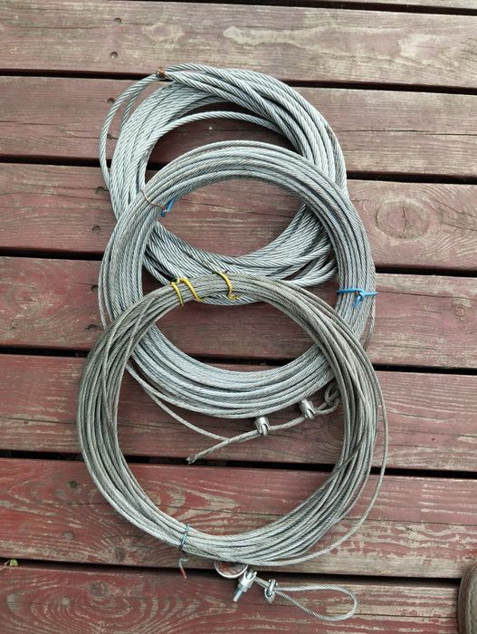 Sprzedam lina stalowa miękka średnica 6mm