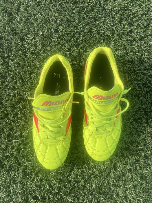 Бутсы Mizuno Morelia II Japan FG - Лаймовий