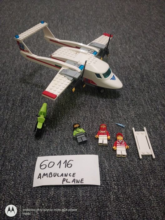 LEGO 60116 Ambulance Plane City Town