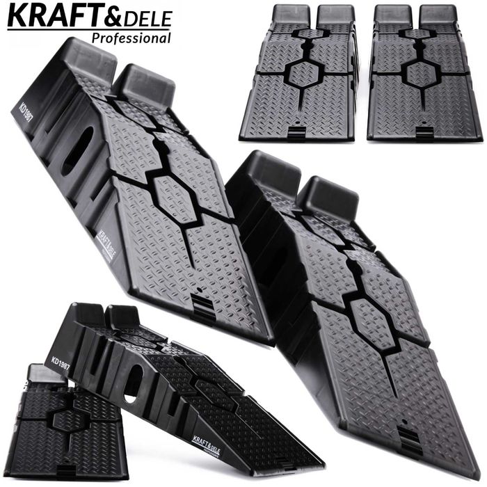 KRAFT&DELE Rampa Najazd Podjazd Samochodowy Podnośnik Komplet KD1987