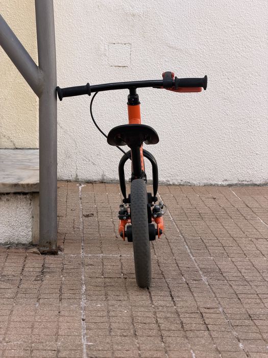 BTWIN Runride 500 de aprendizagem de Bicicleta 10 POLEGADAS CRIANÇA LARANJA