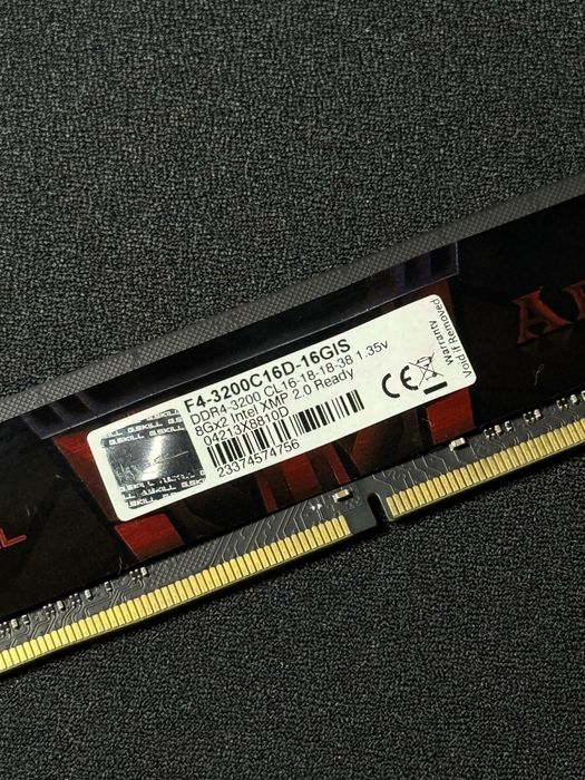 RAM G.Skill 16GB (2x8GB) 3200MHz