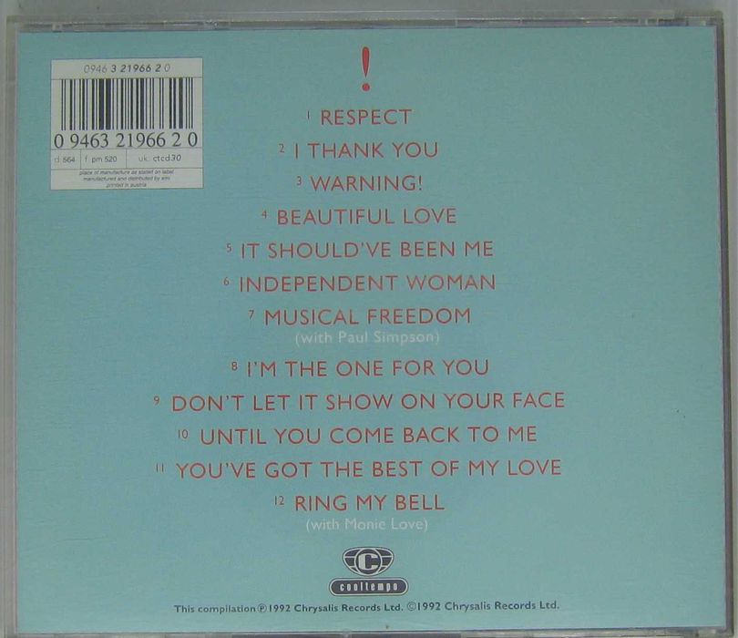 Adeva (Soul) -Hits! -Best > CD '92>1 wyd.>jak nowa