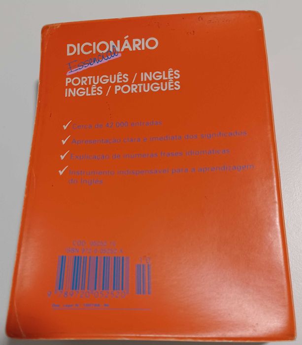 Dicionário essencial Português/Inglês
