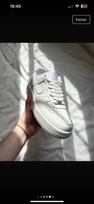 Nike, białe trampki, rozmiar 42